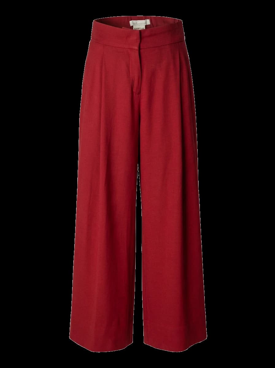 Intrend Red Polyester Culottes