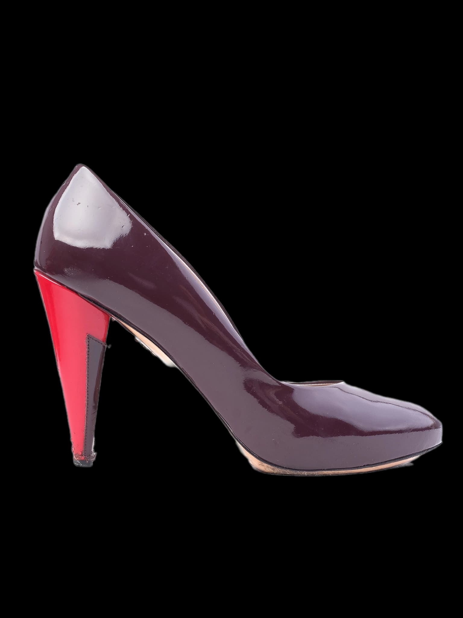 Versace Red Leather High Heel Pumps — photo 1