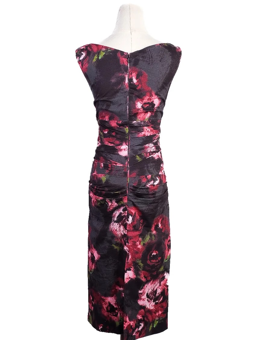 Talbot Runhof Cotton Sleeveless Dress — 2