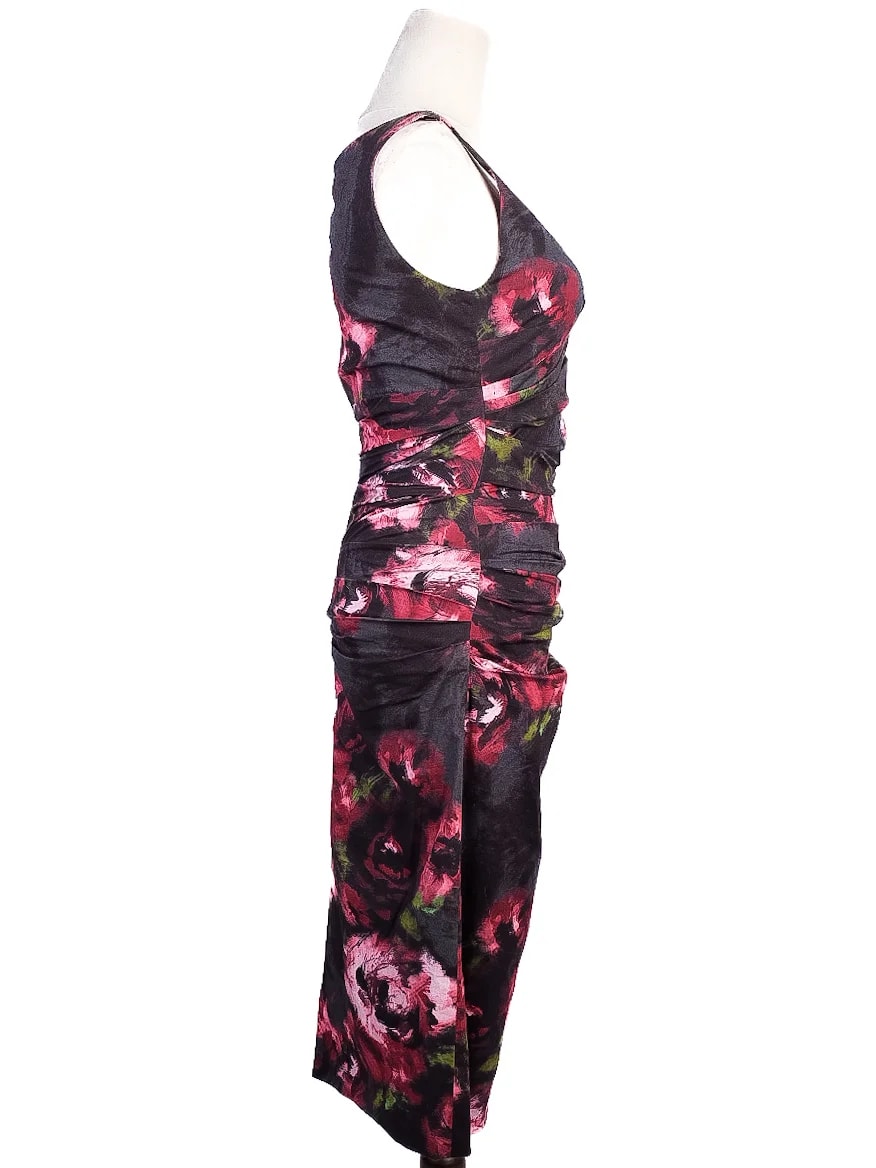 Talbot Runhof Cotton Sleeveless Dress — 3