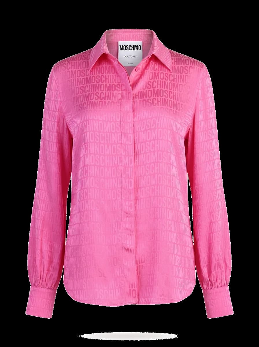 Moschino Pink Viscose Shirt — photo 1