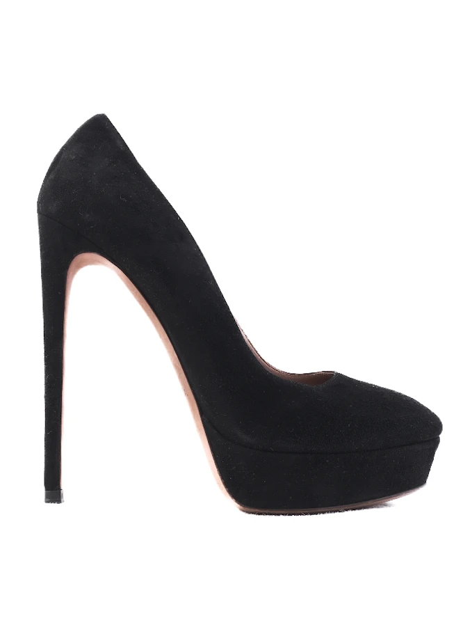 Alaia Black Leather Pumps — 2