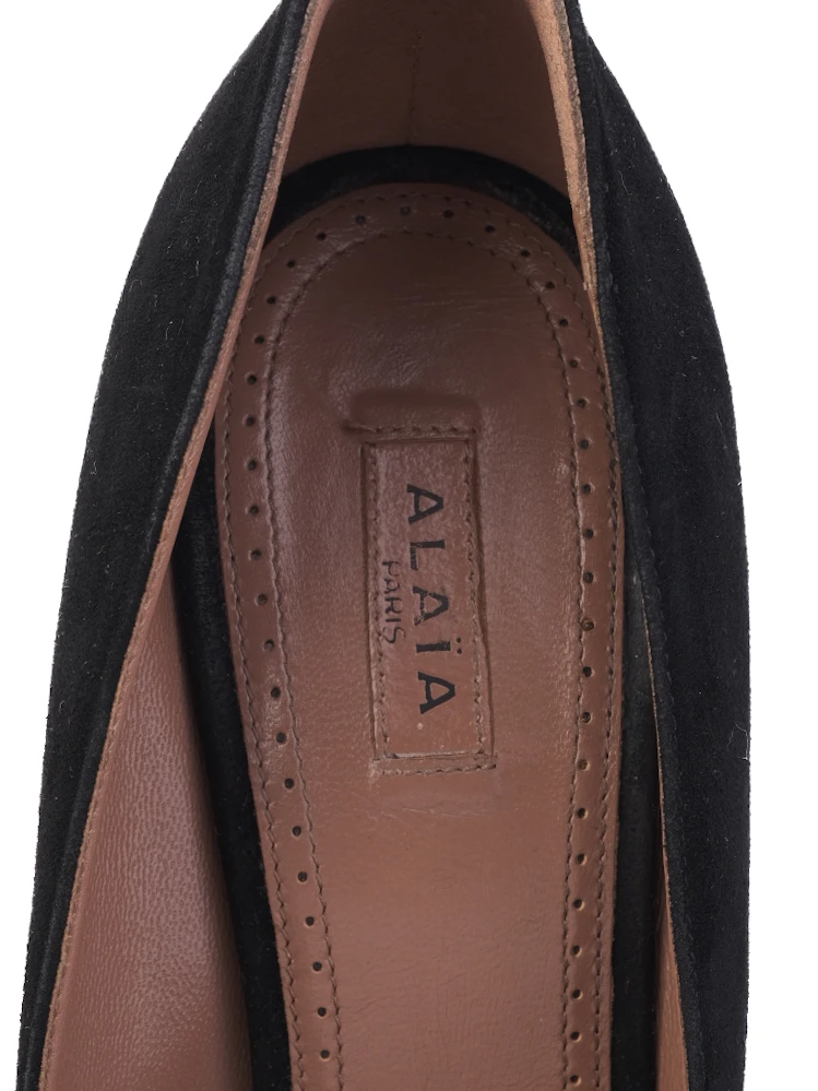 Alaia Black Leather Pumps — 3