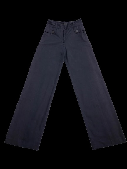 Paul Smith Black Cotton Casual Trousers — 2