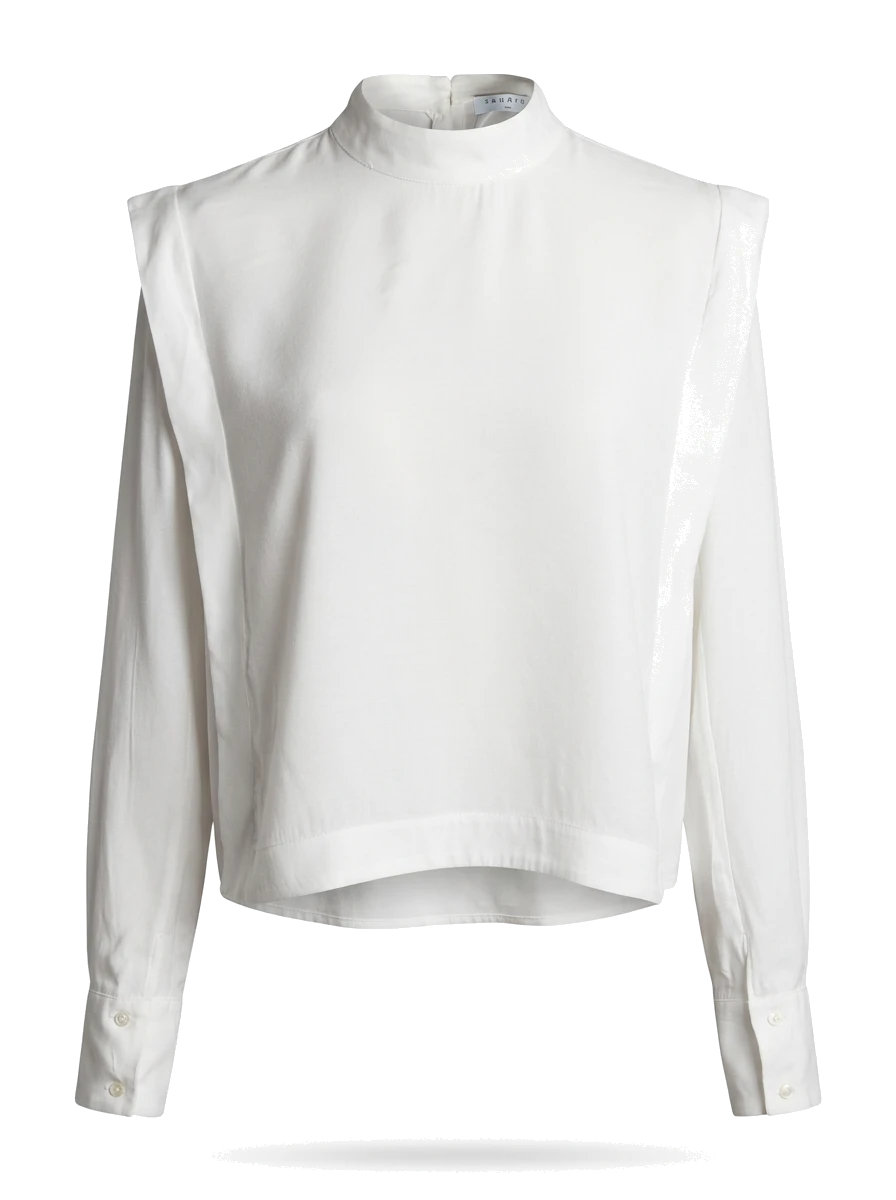 Sandro White Viscose Shirt — 1