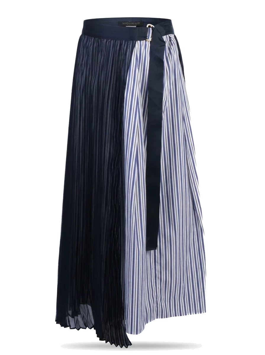 Marina Rinaldi Cotton Pencil Skirt — 1