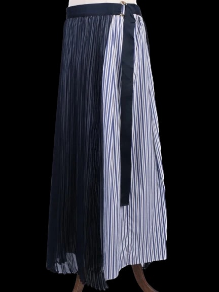 Marina Rinaldi Cotton Pencil Skirt — 2