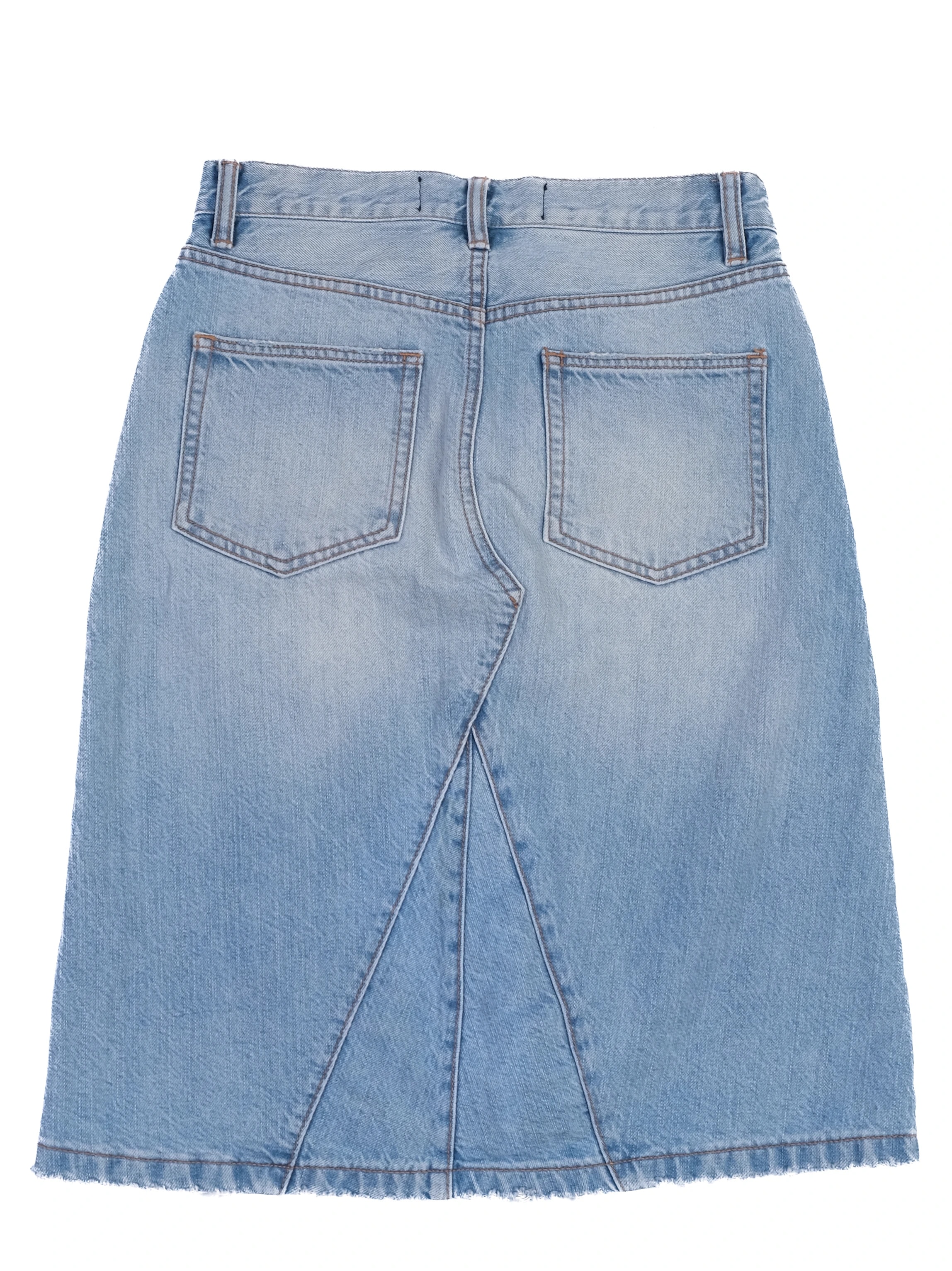 Marc Jacobs Blue Cotton Pencil Skirt — 3