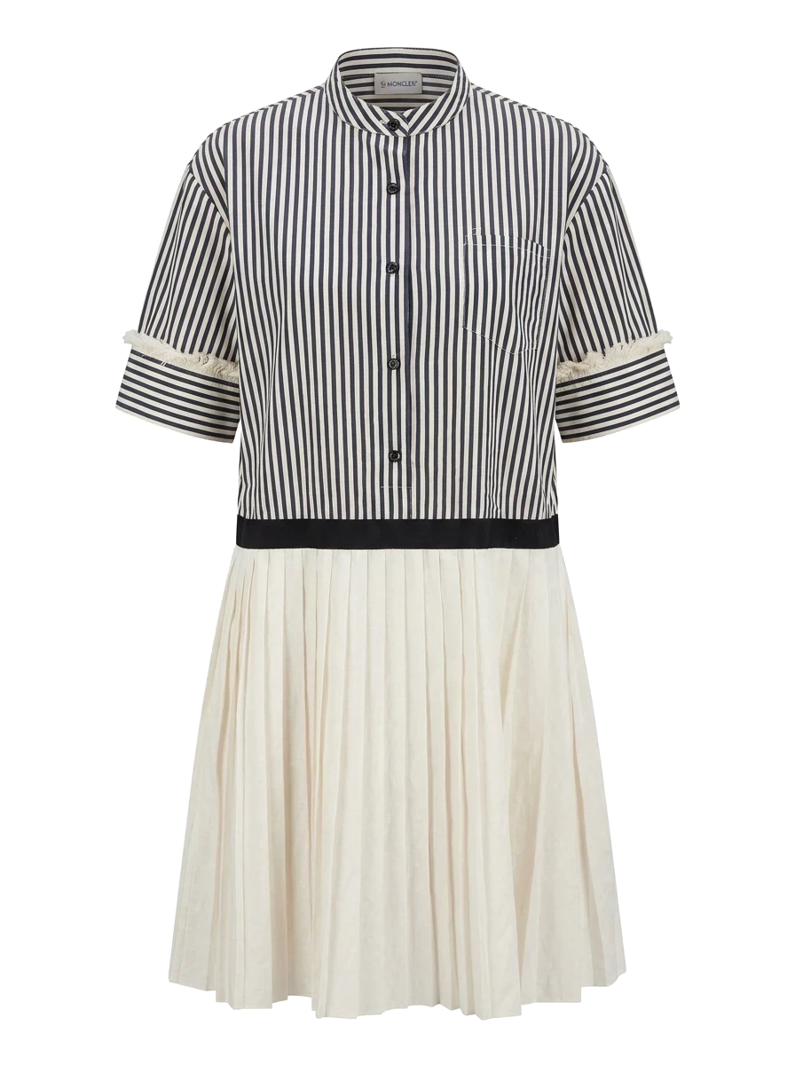 Moncler Cotton Long Sleeve Dress — 1