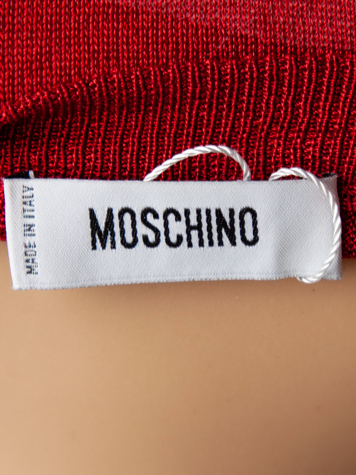 Moschino Red Polyester Cardigan — 2