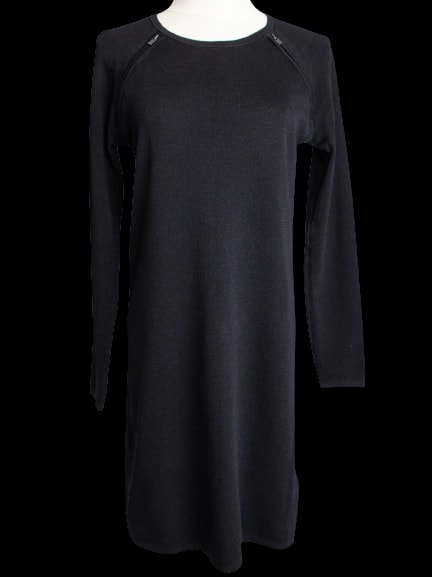 Banana Republic Black Polyester Casual Dress — 1