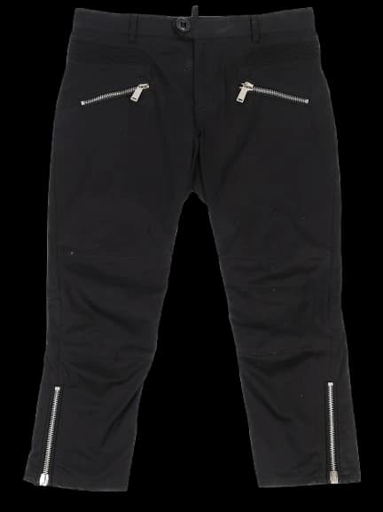 Dsquared2 Black Cotton Trousers — photo 1
