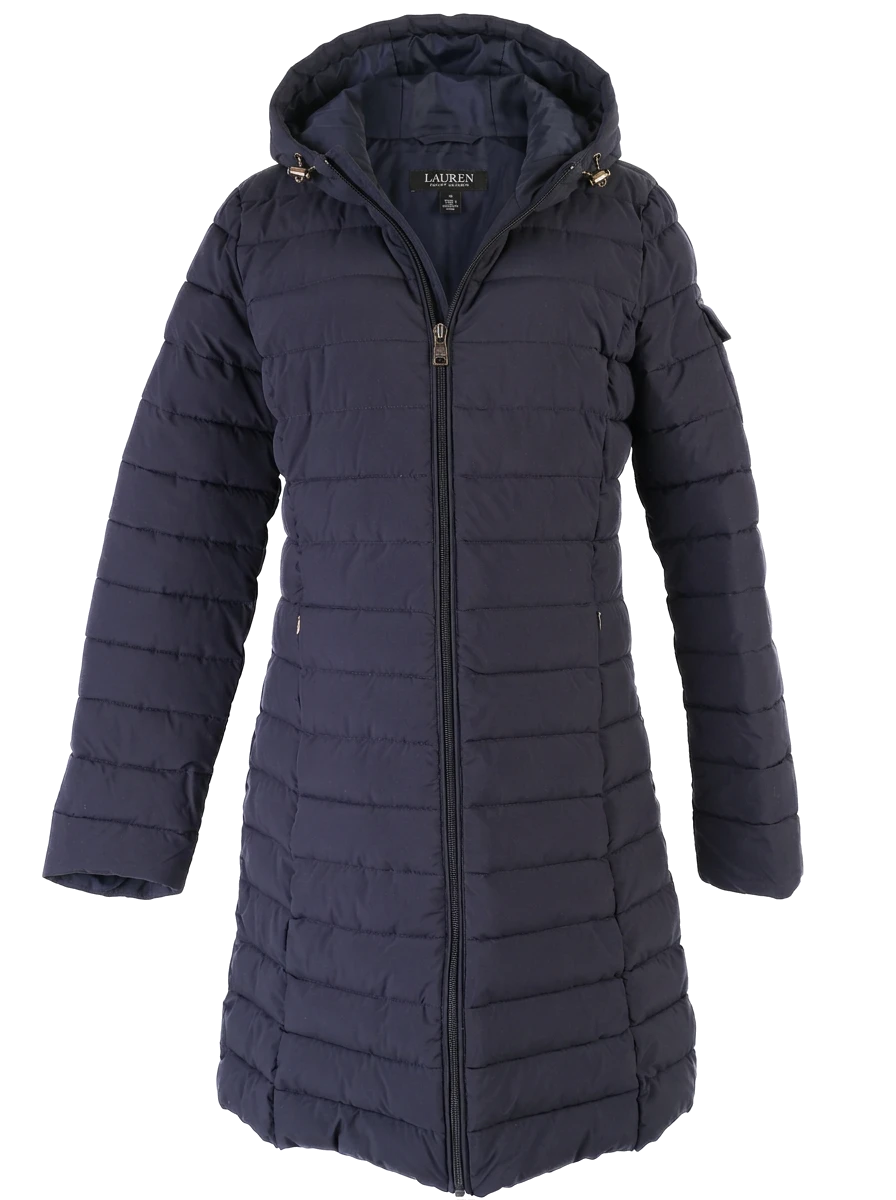 Ralph Lauren Blue Polyester Puffer Jacket — 1