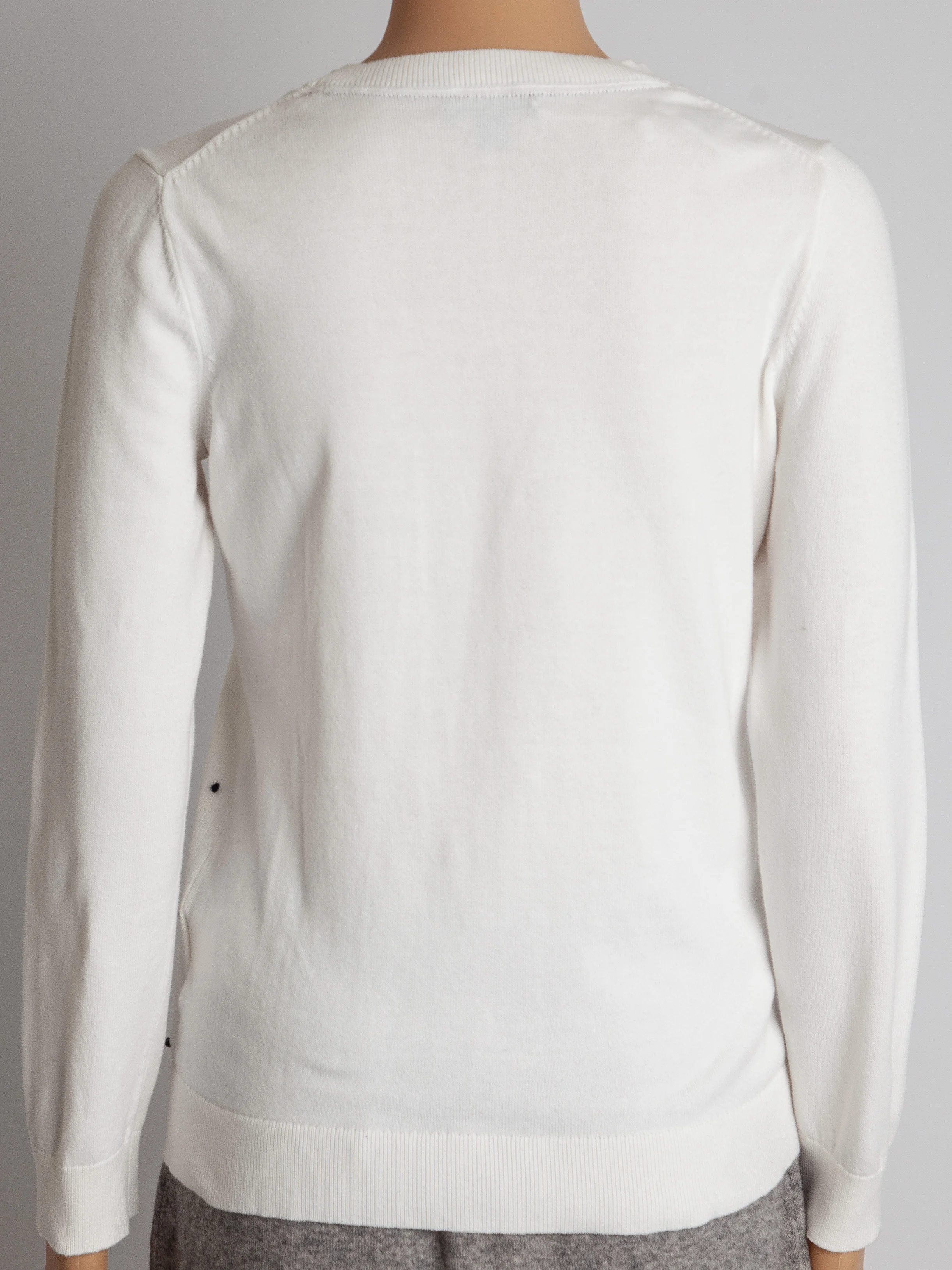Tommy Hilfiger White Cotton Pullover — 3
