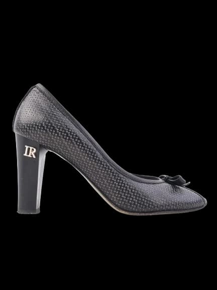 Renzoni Black Leather Pumps — photo 1