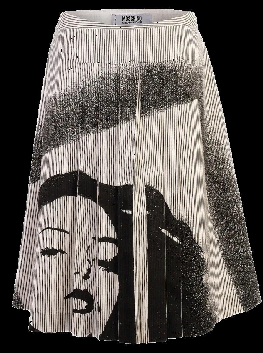 Moschino Gray Cotton Skirt — 1