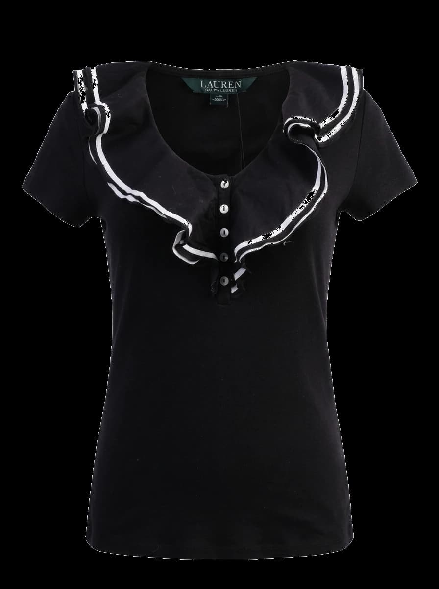 Ralph Lauren Black Cotton T-Shirt