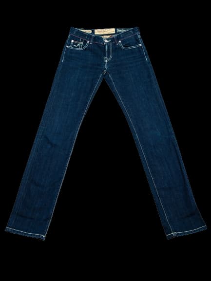 Jacob Cohen Jeans Blue Cotton Straight Jeans — photo 1