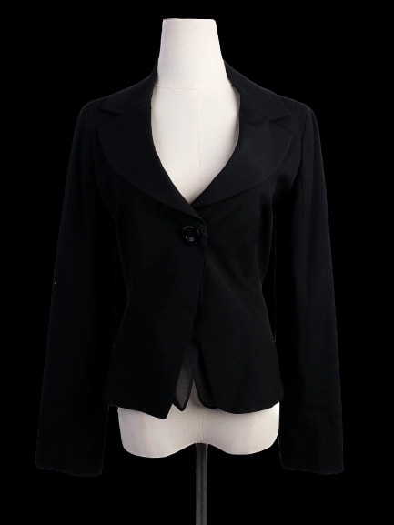 Sportmax Black Viscose Blazer — 3