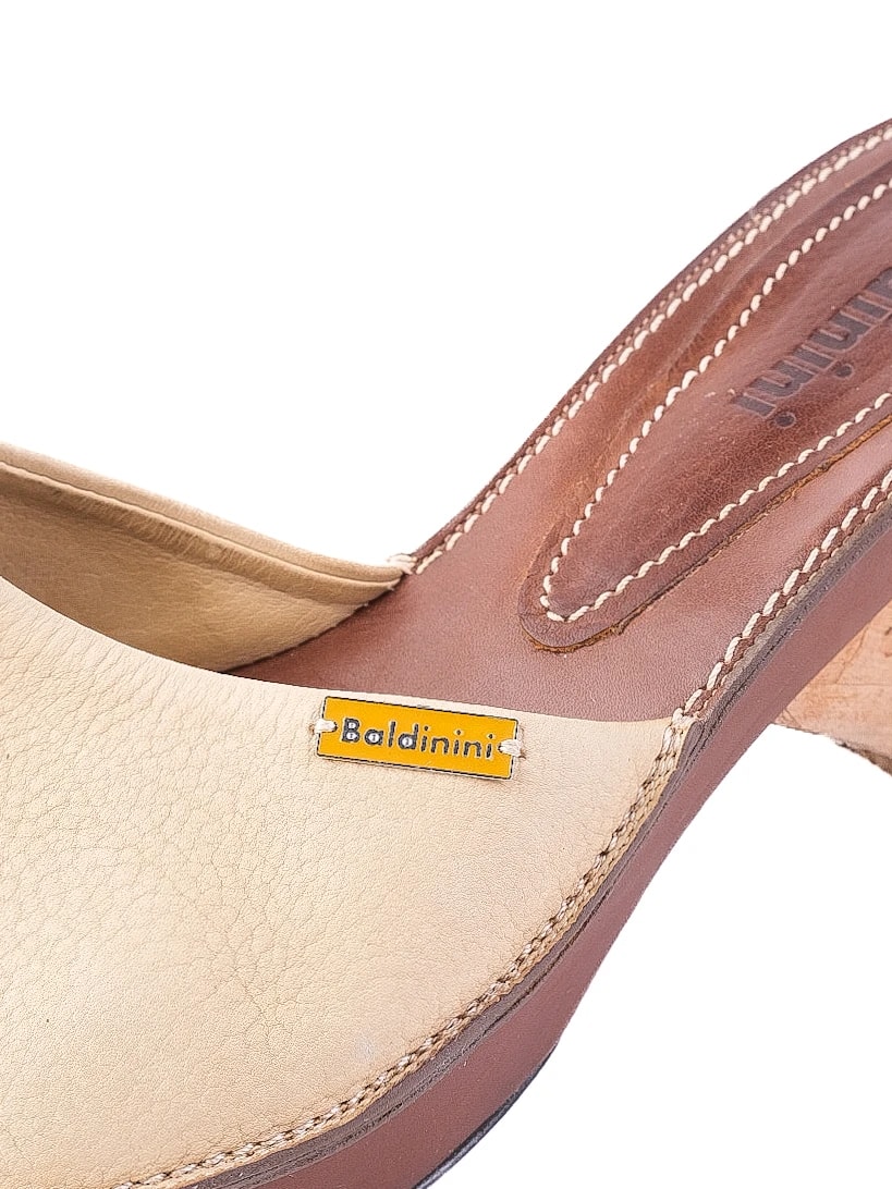 Baldinini Leather Mules — 3