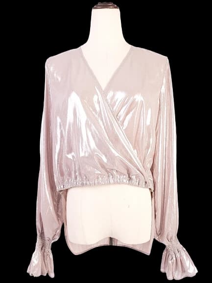 Pinko Gray Polyester Blouse — photo 1