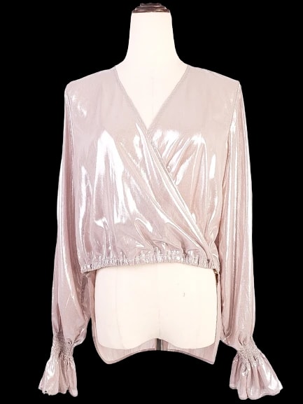 Pinko Gray Polyester Blouse — 1