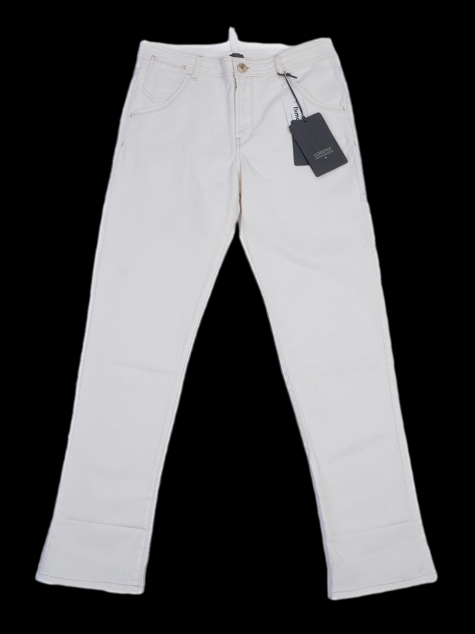 Lorena Antoniazzi White Casual Trousers — photo 1