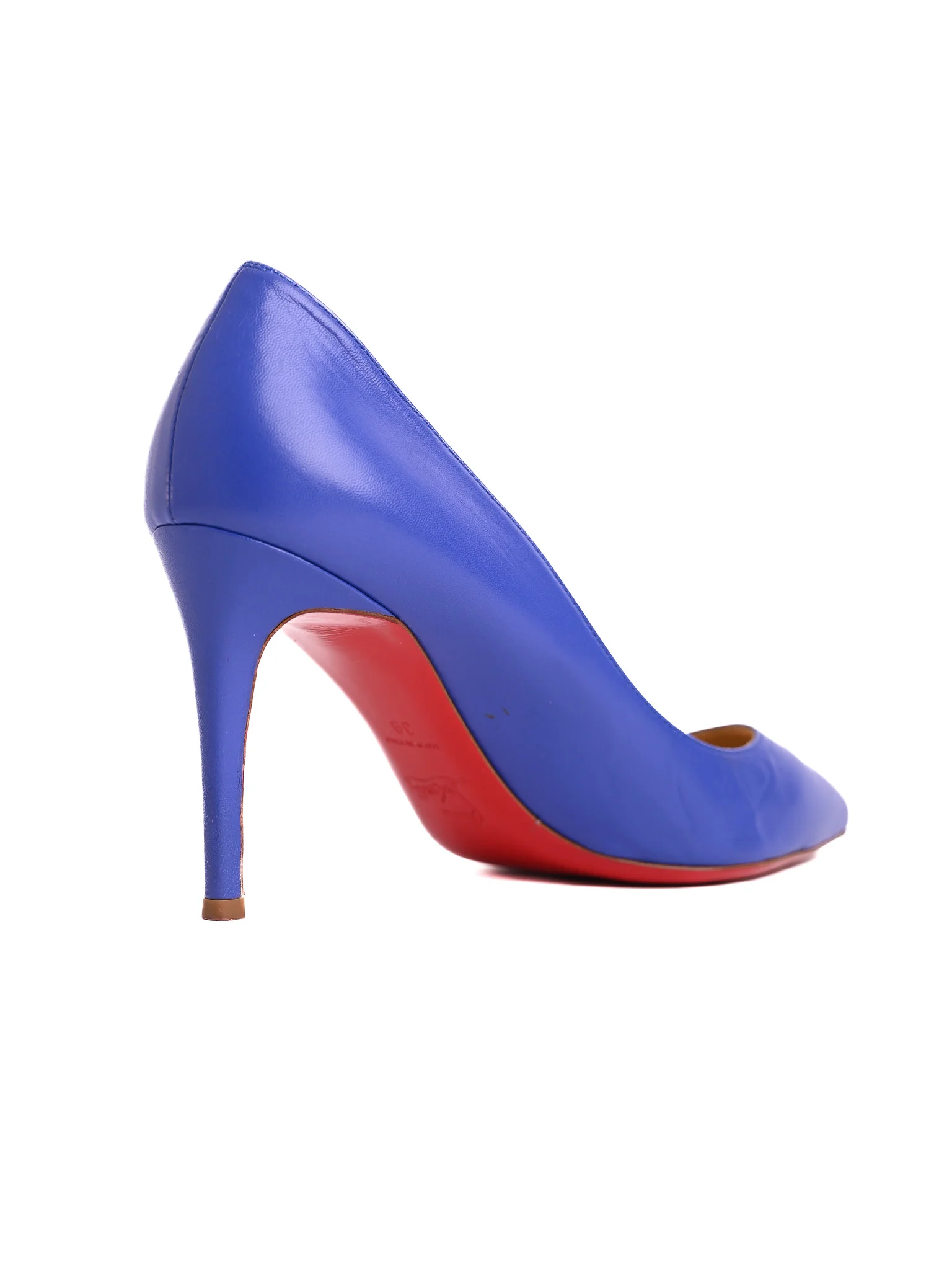 Christian Louboutin Purple Leather High Heel Pumps — 3