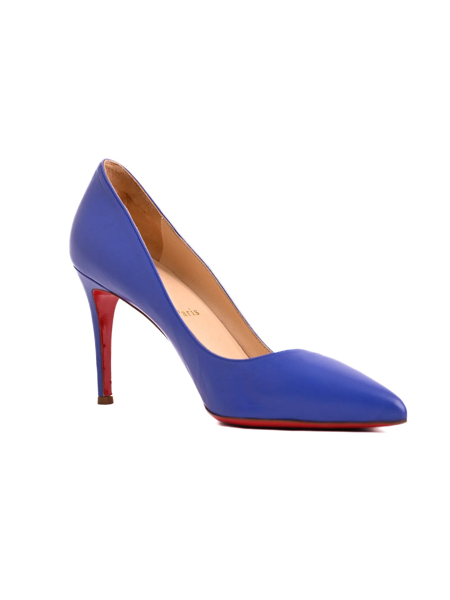 Christian Louboutin Purple Leather High Heel Pumps — 2