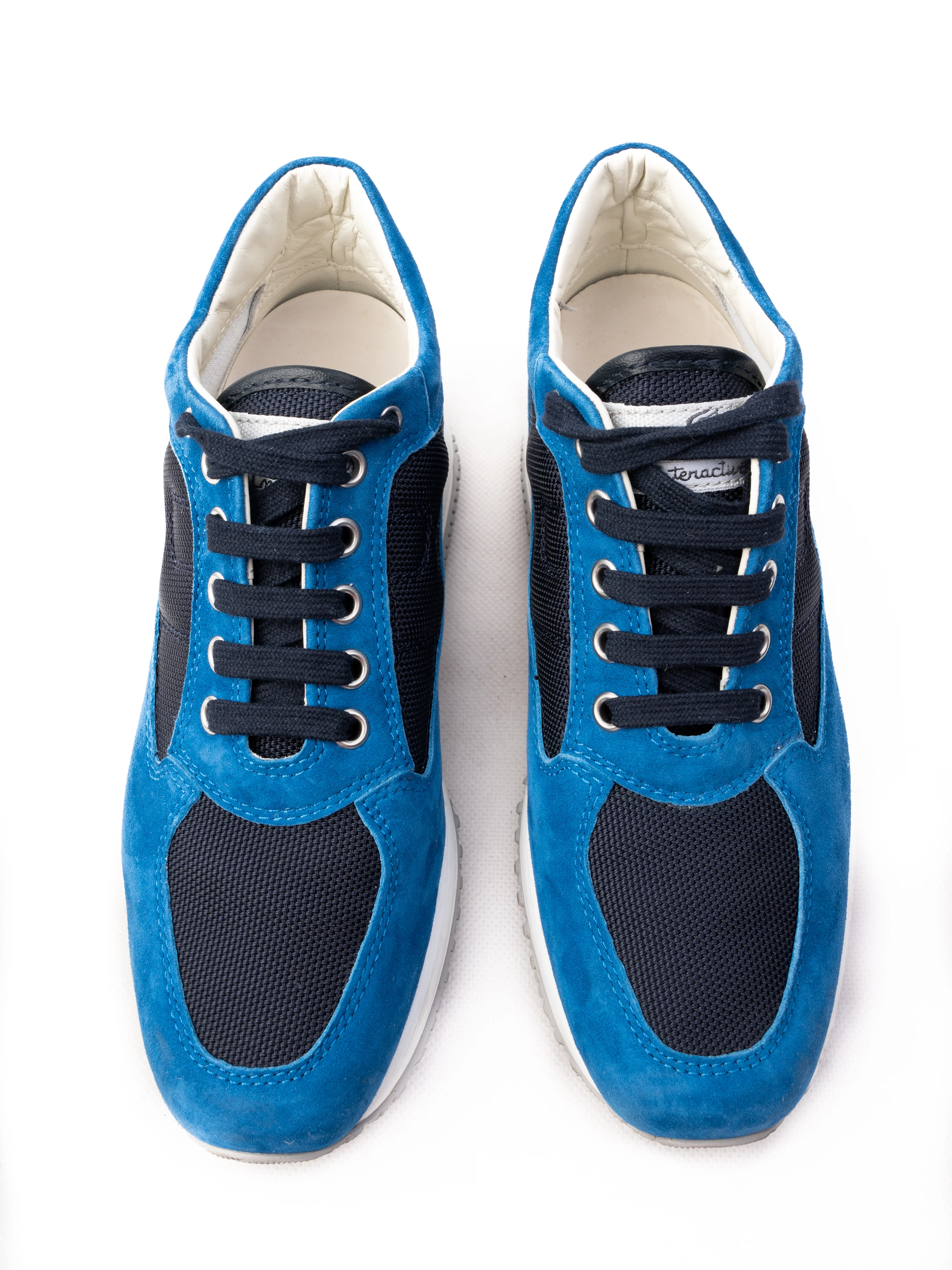 Hogan Blue Leather Sneakers — 2