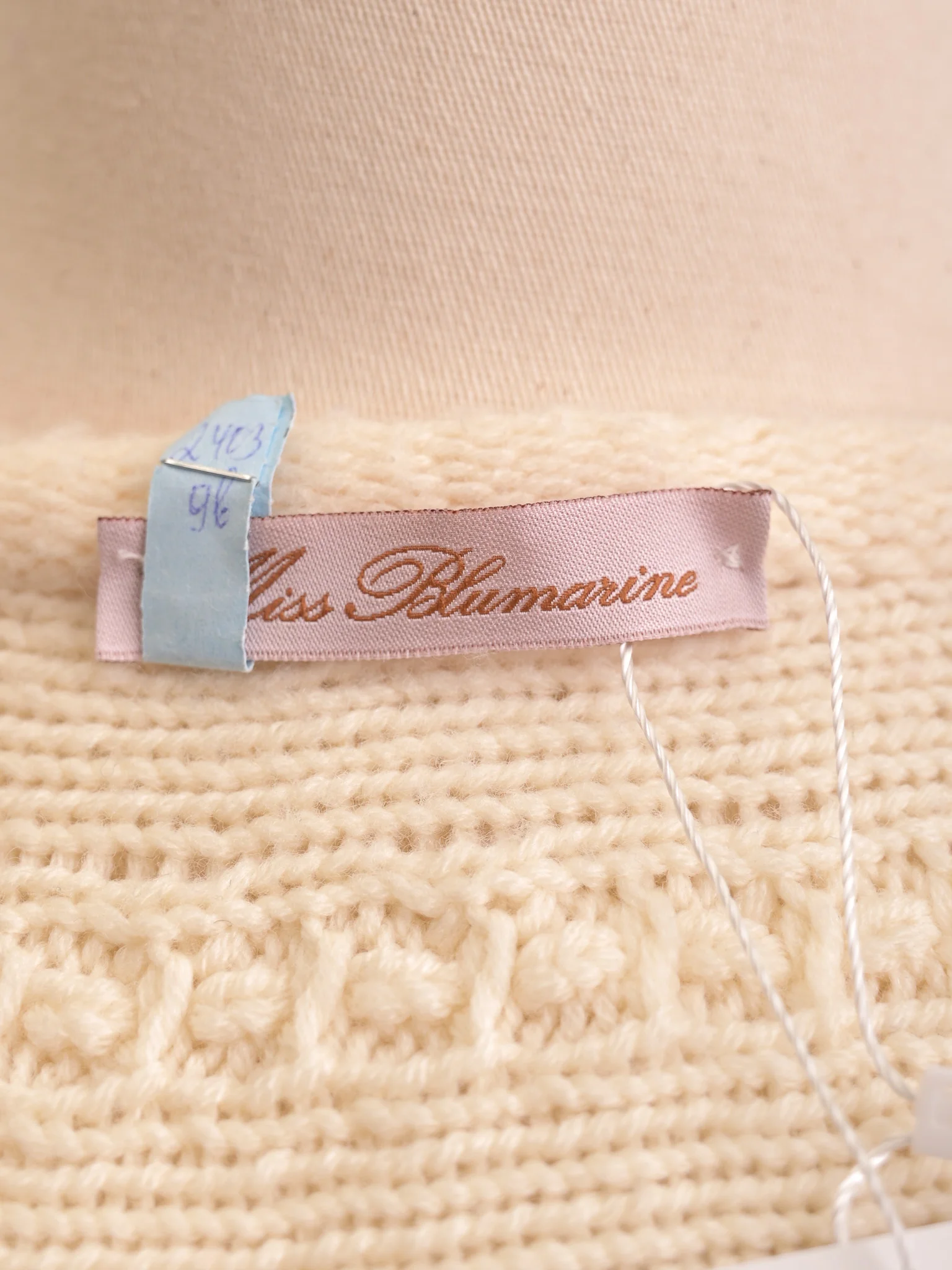 Miss Blumarine White Wool Cardigan — 2