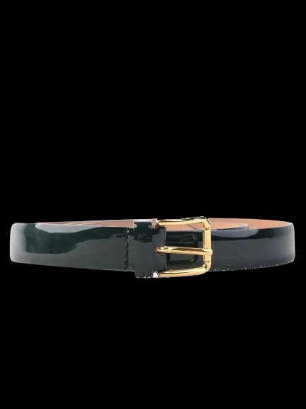Dolce Gabbana Green Leather Belt — 1