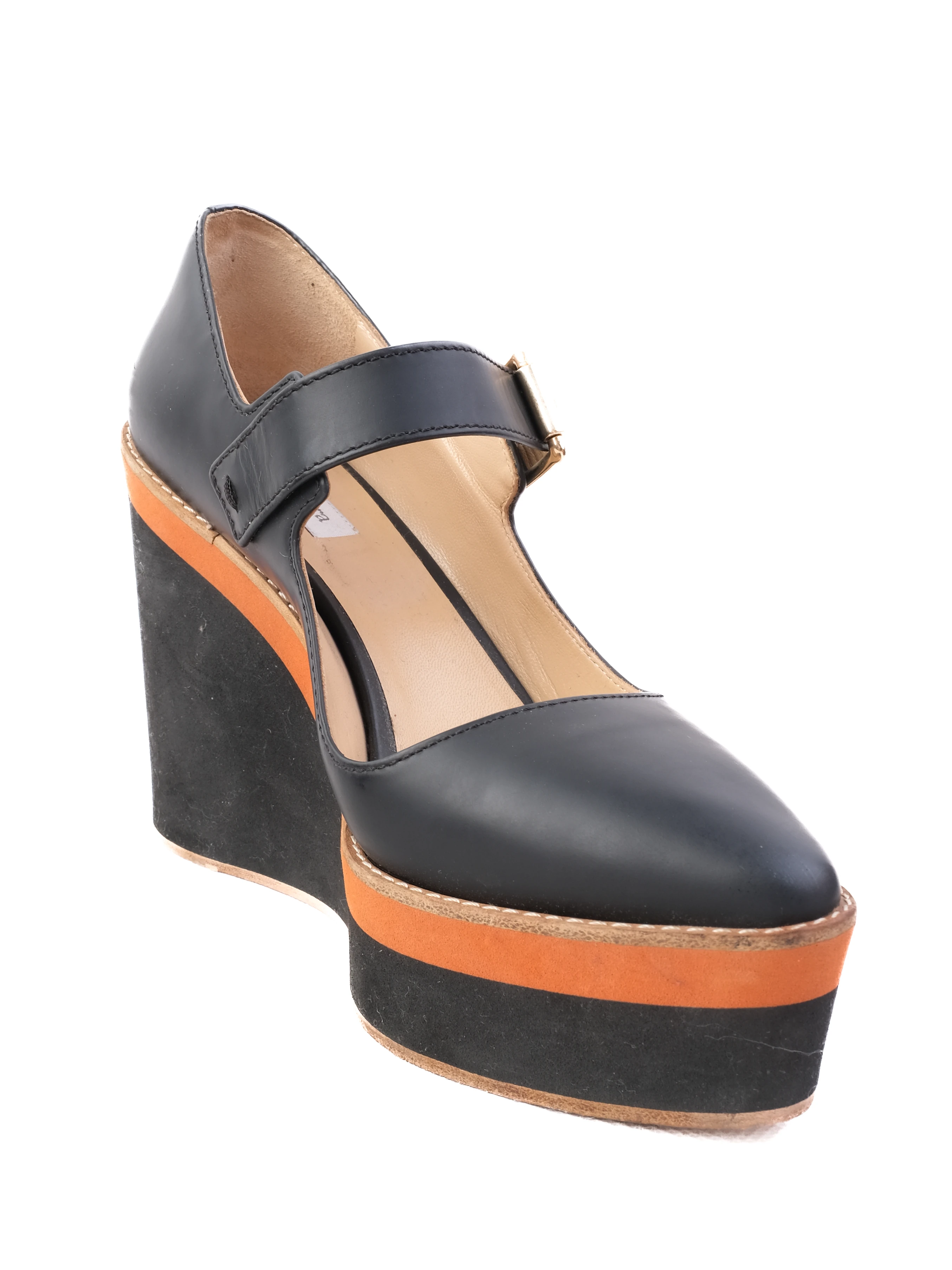 Max Mara Blue Leather Pumps — 2