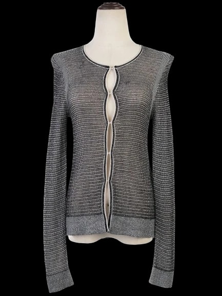 Maje Gray Viscose Cardigan — 2