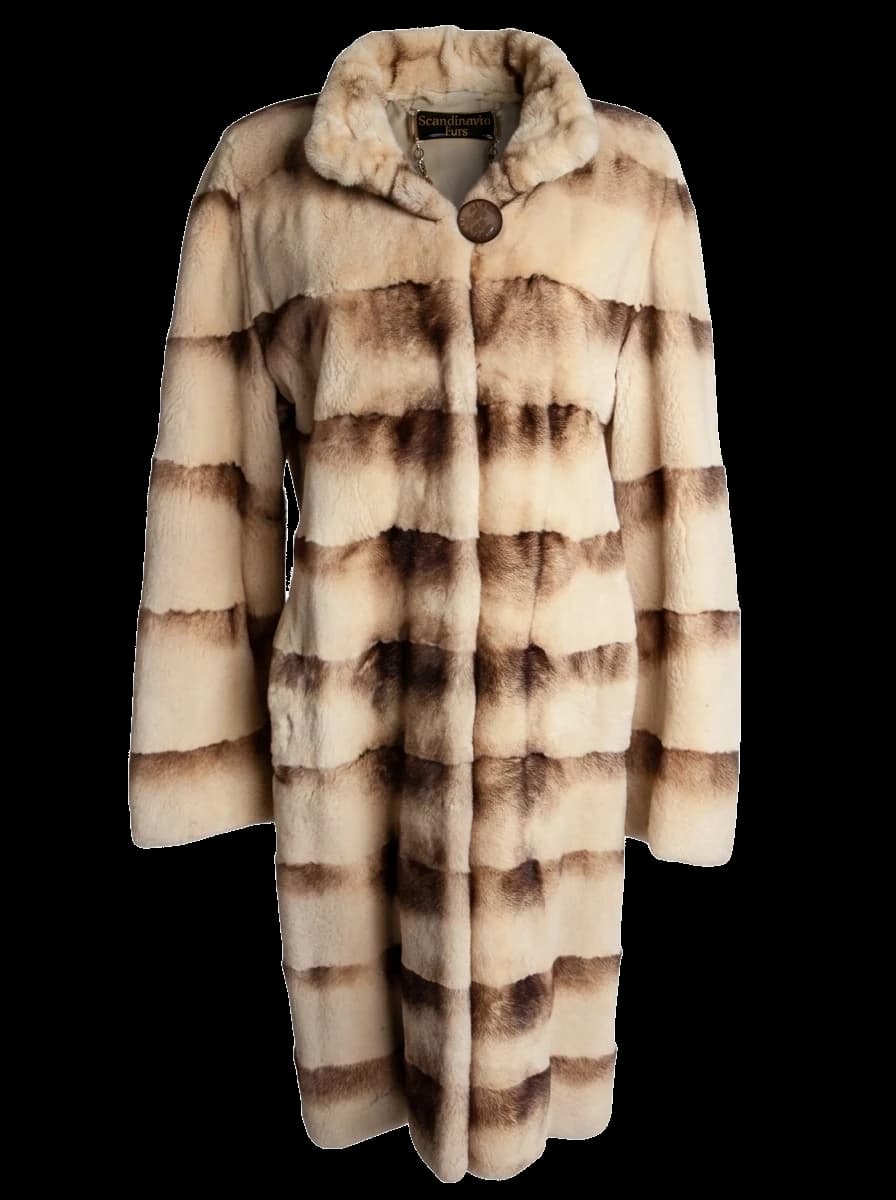Scandinavia White Fur Coat — photo 1