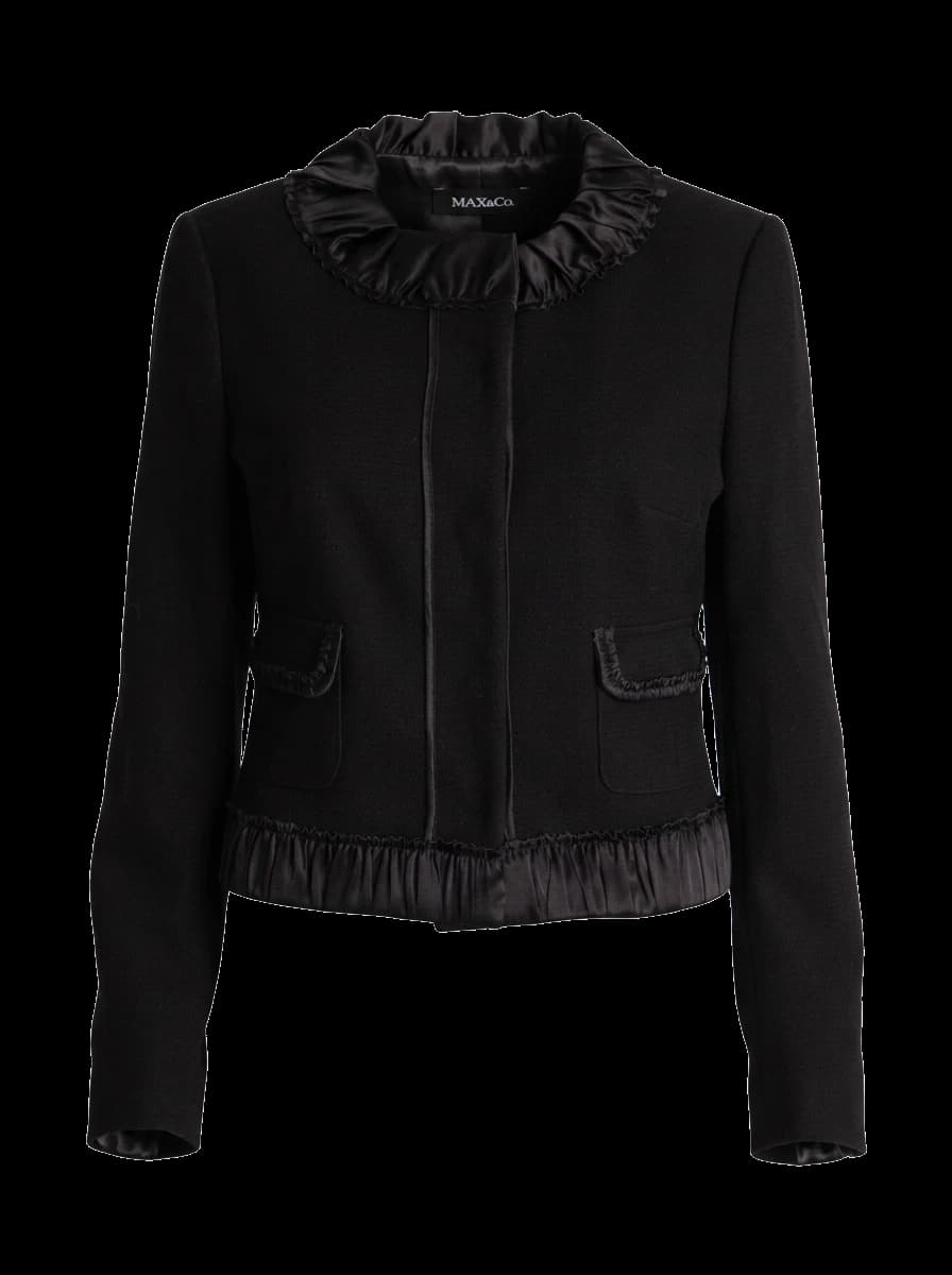 MaxCo Black Viscose Blazer — photo 1