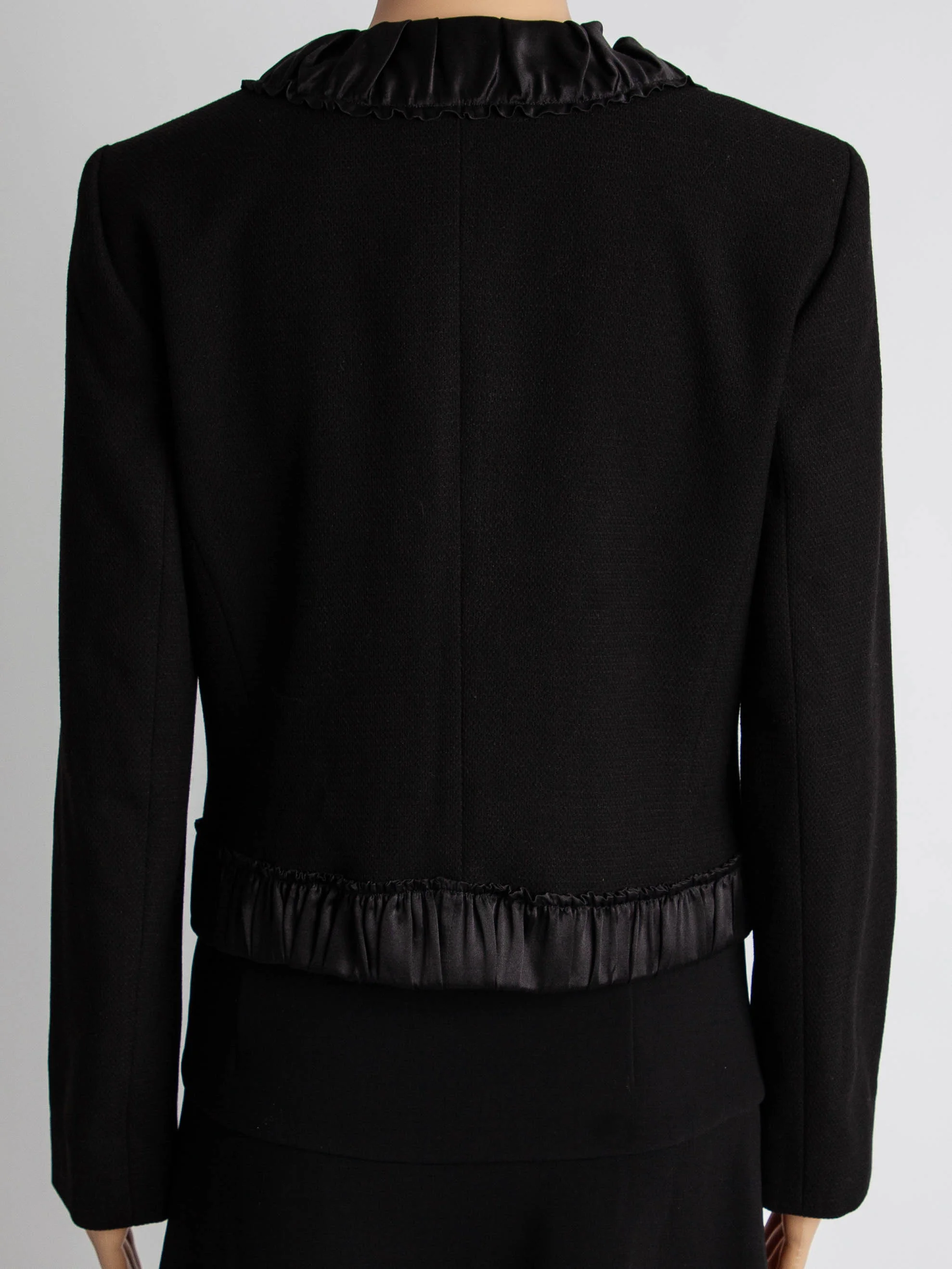 MaxCo Black Viscose Blazer — 2