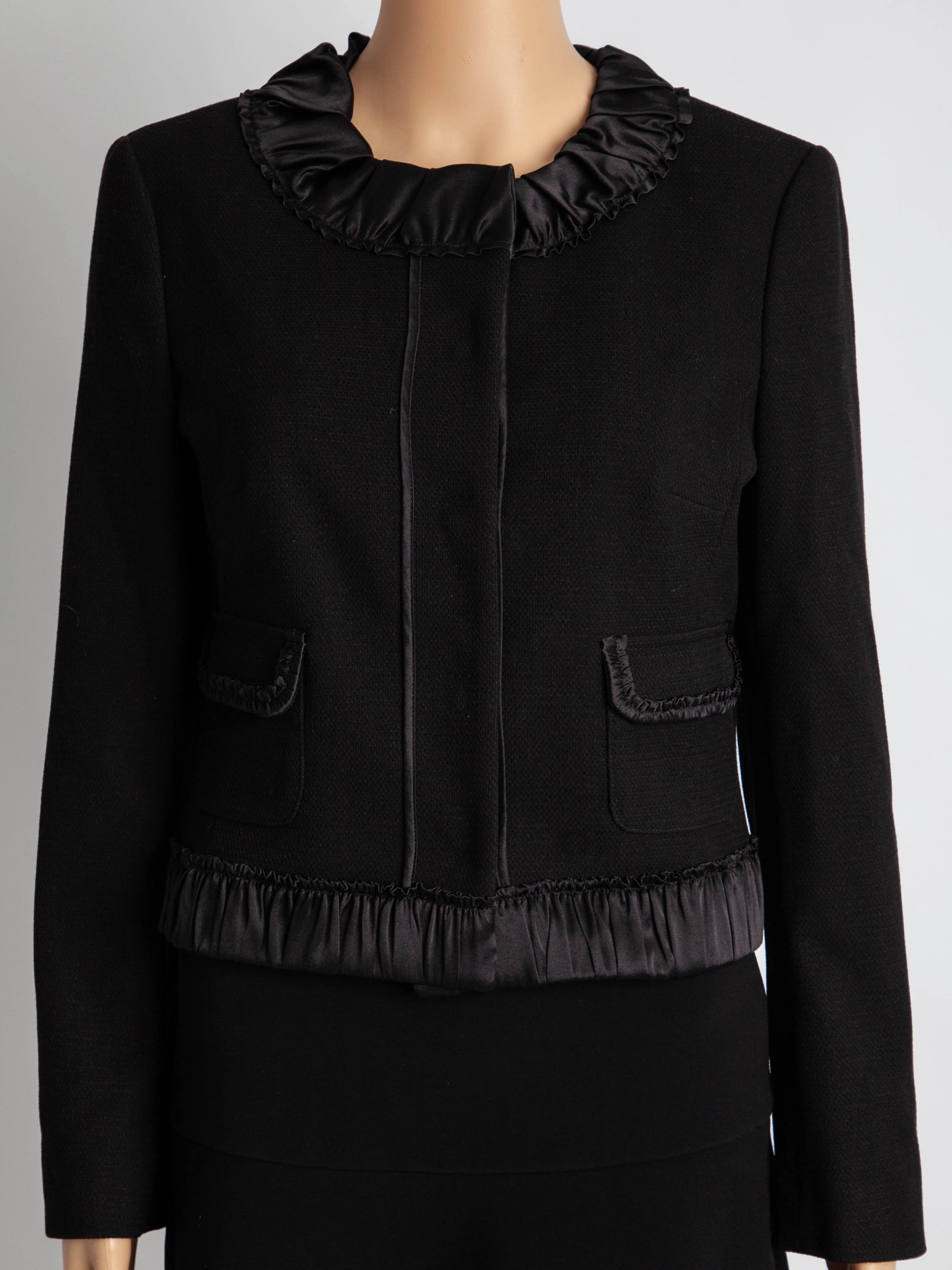 MaxCo Black Viscose Blazer — 3