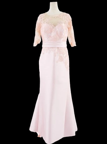 Pronovias Lace Evening Gown
