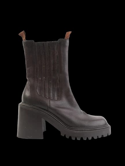 Vic Matie Black Leather Boots — photo 1