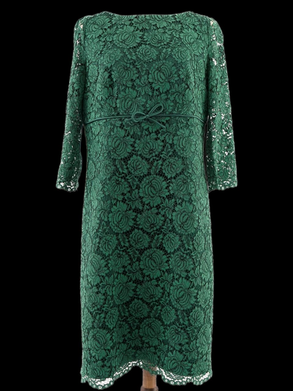 Luisa Spagnoli Green Cotton Casual Dress — photo 1