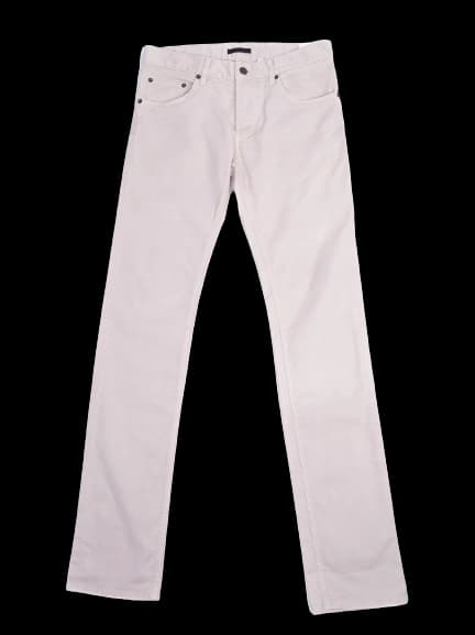 Prada White Cotton Casual Trousers — photo 1