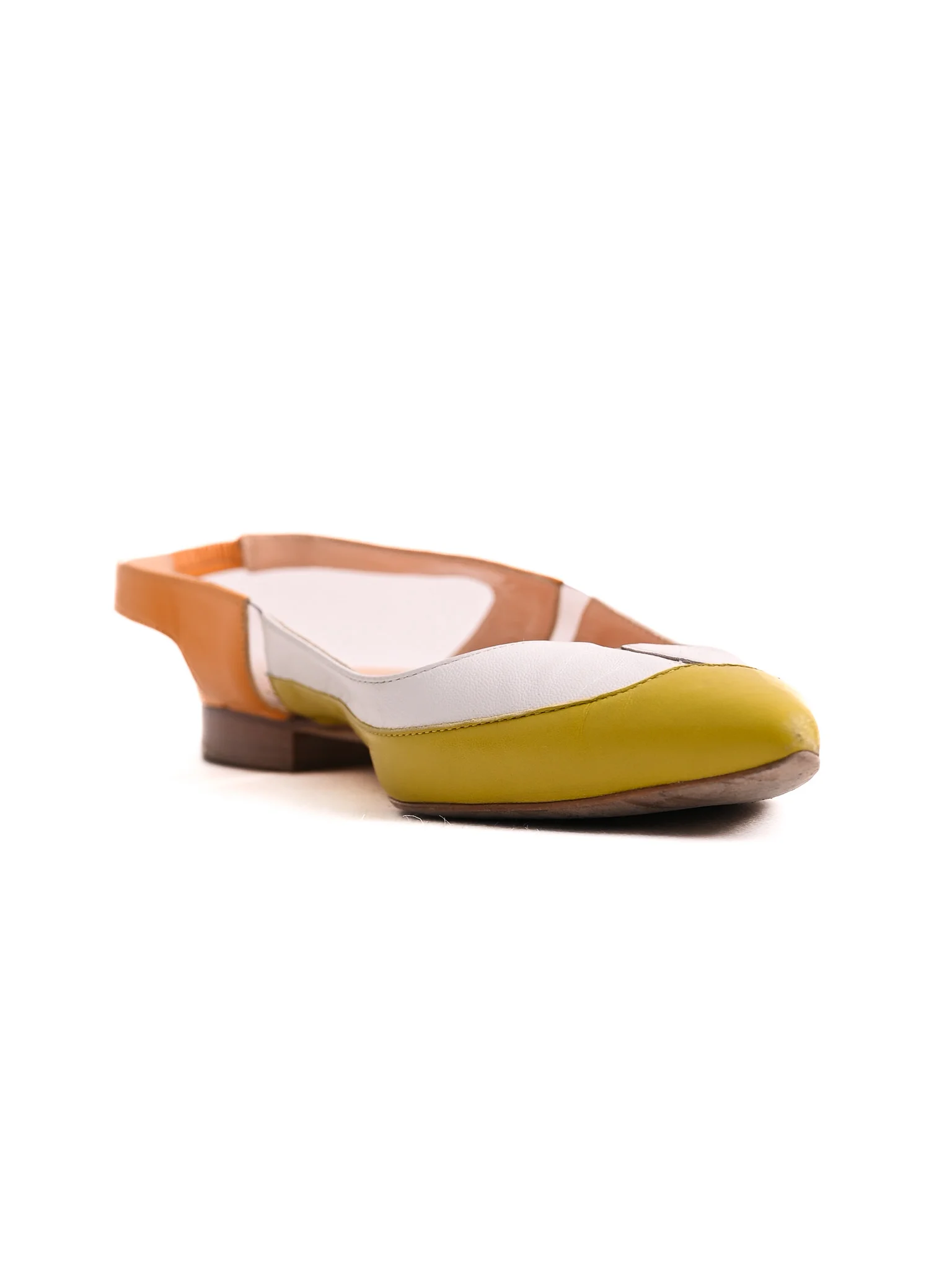 Rupert Sanderson White Leather Ballet Flats — 2