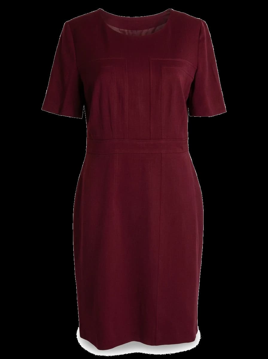Hugo Boss Red Polyester Casual Dress