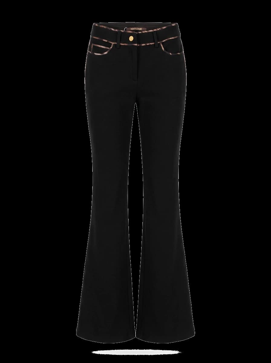 Roberto Cavalli Black Wool Trousers — photo 1