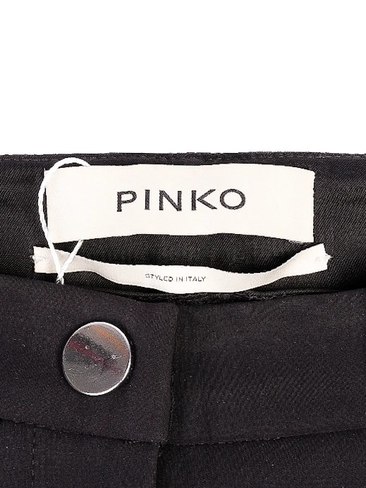 Pinko Black Nylon Trousers — 2