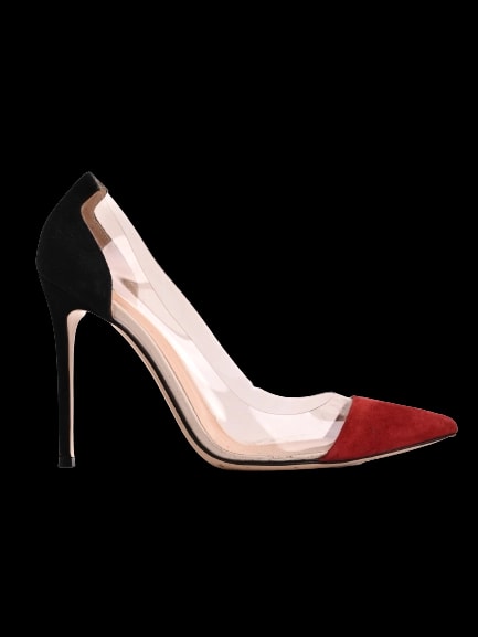 Gianvito Rossi Red Genuine suede High Heel Pumps — 1
