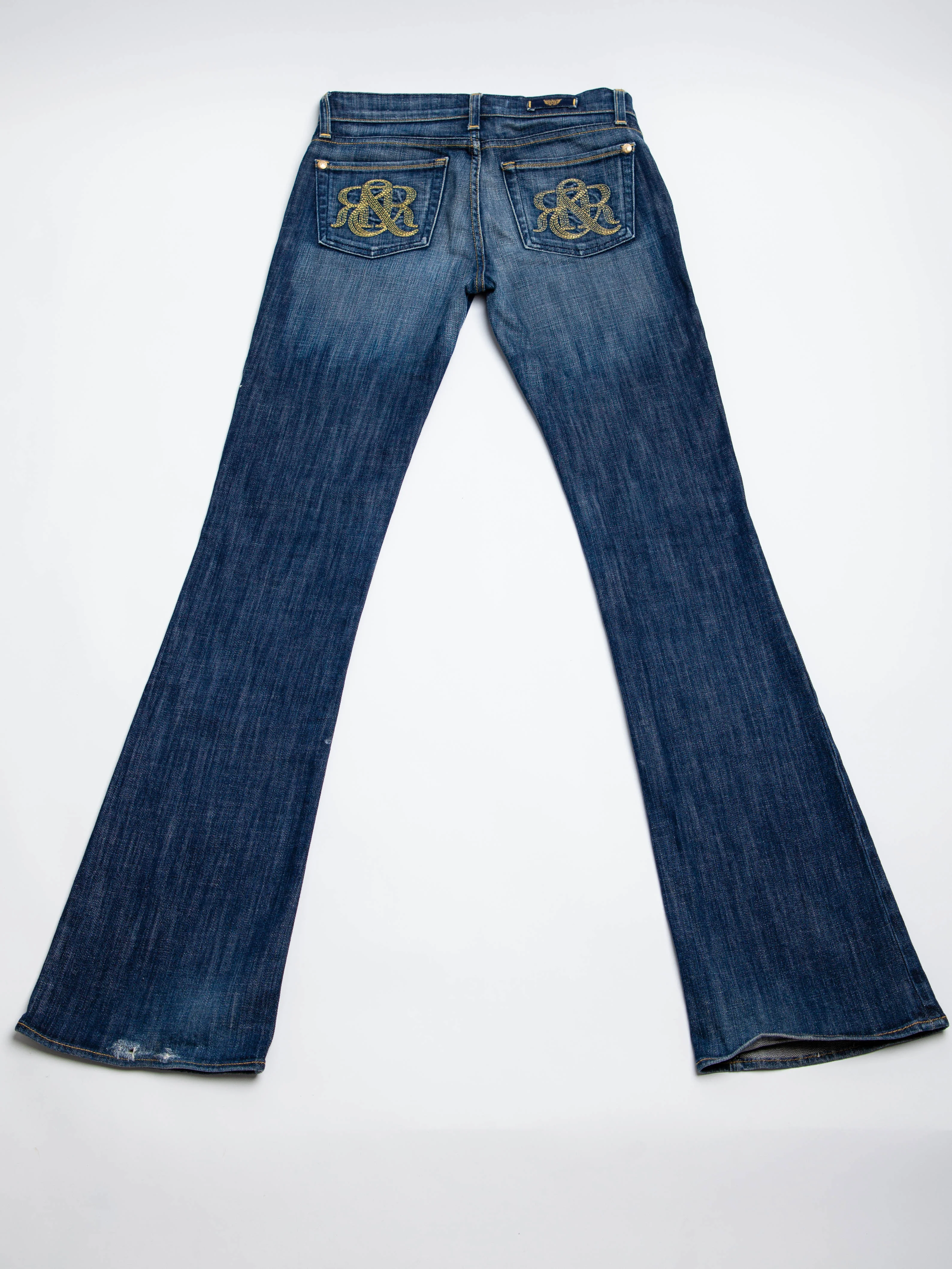 Rock &Republic Blue Cotton Flare Jeans — 2