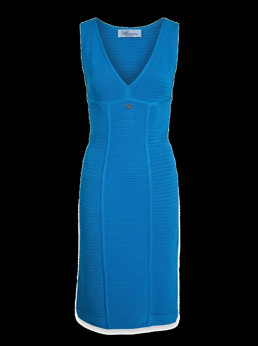 Blumarine Blue Polyester Sundress — 1