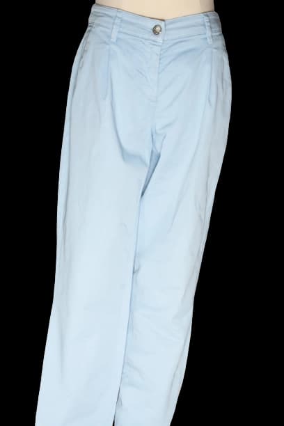 Harmont & Blaine Blue Cotton Tailored Trousers